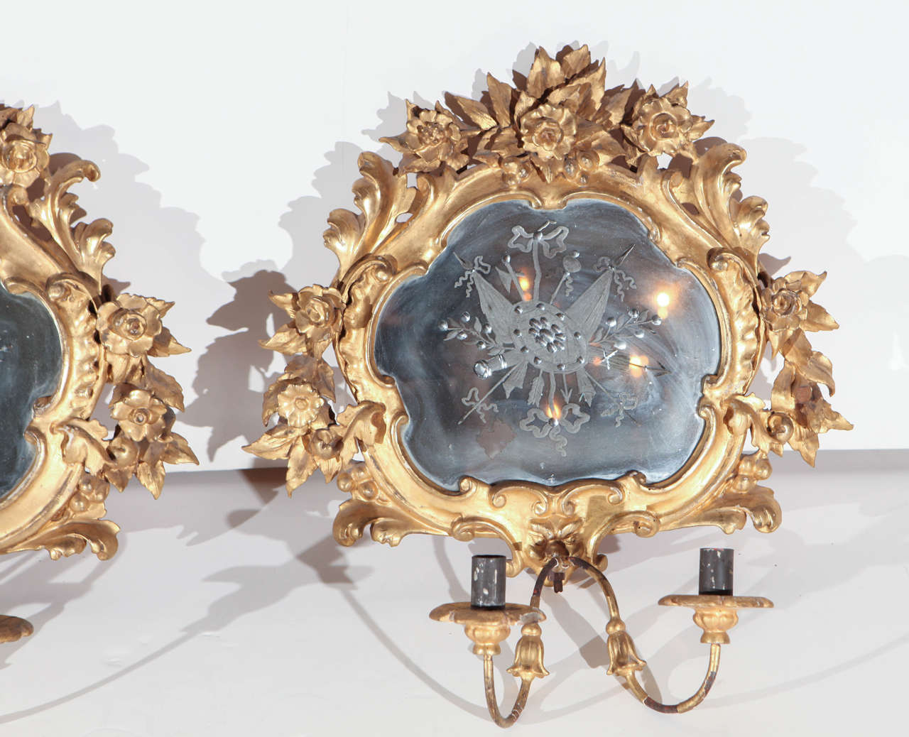19th Century, French Wall Sconces In Good Condition For Sale In Newport Beach, CA