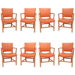 Set of Eight Kaare Klint Armchairs