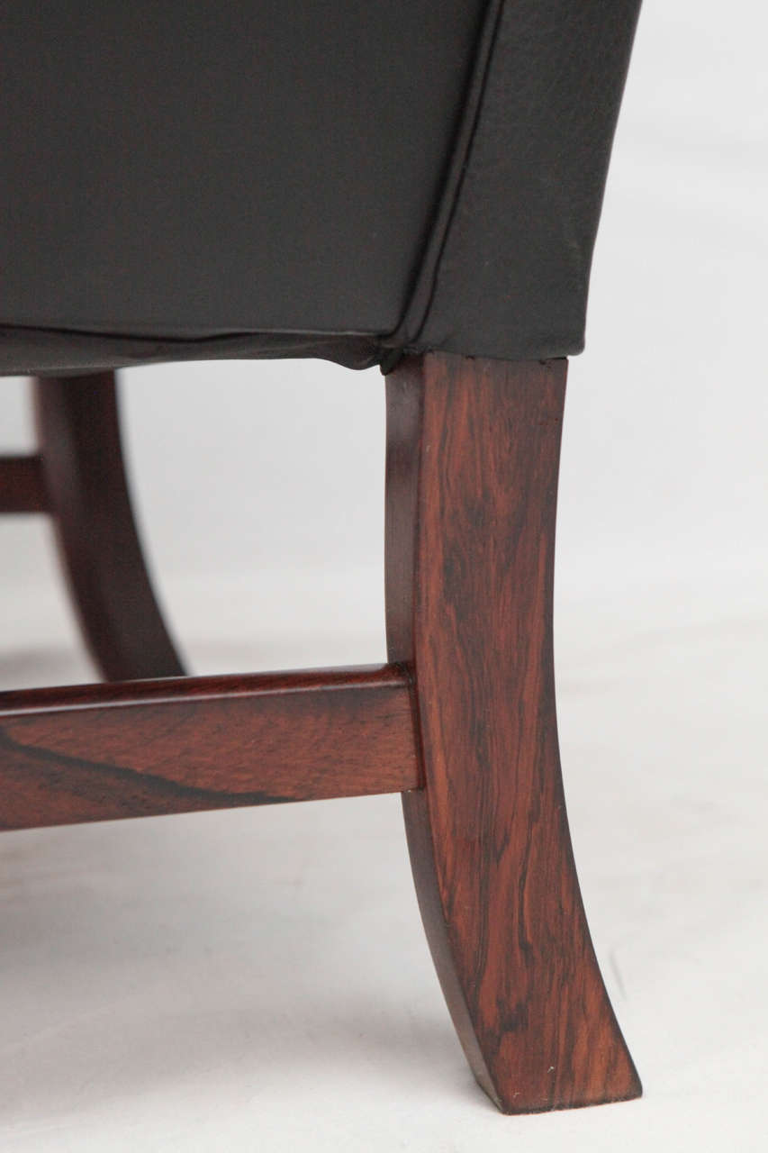 Rosewood Ole Wanscher Lounge Chair