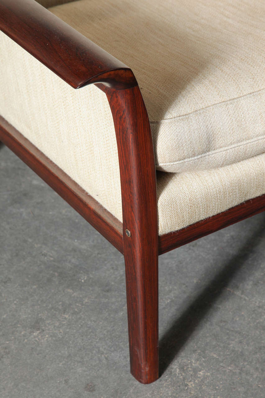 Rosewood Contemporary Armchairs by Knut Saeter from Norway