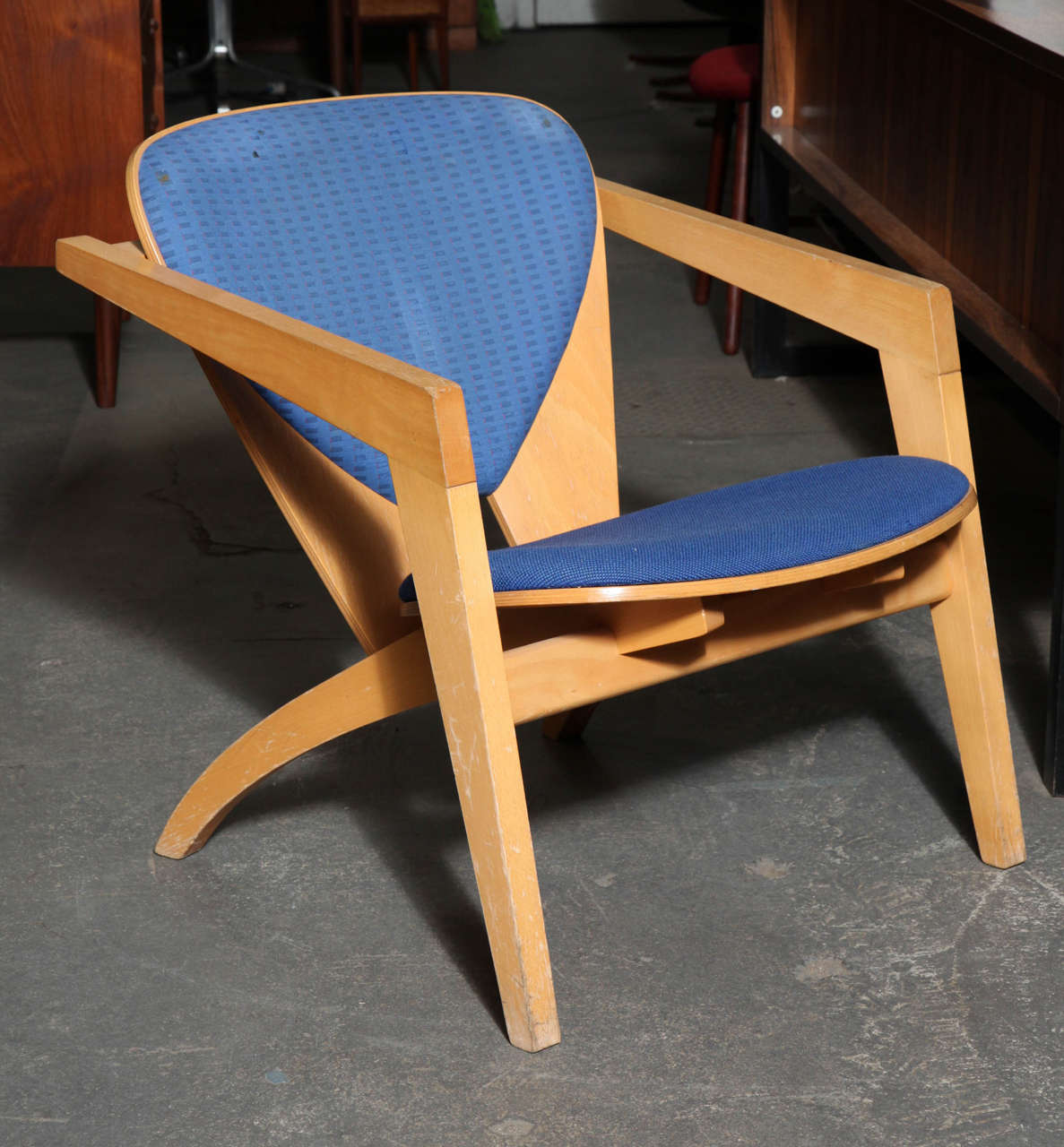 Late 20th Century Hans Wegner Butterfly GE 460 Easy Chairs, Pair