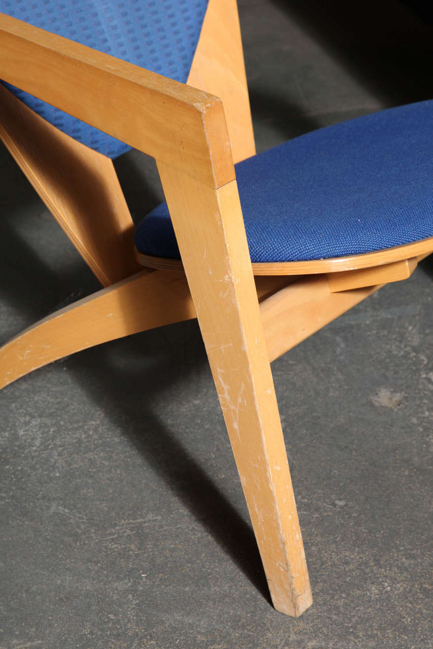 Beech Hans Wegner Butterfly GE 460 Easy Chairs, Pair