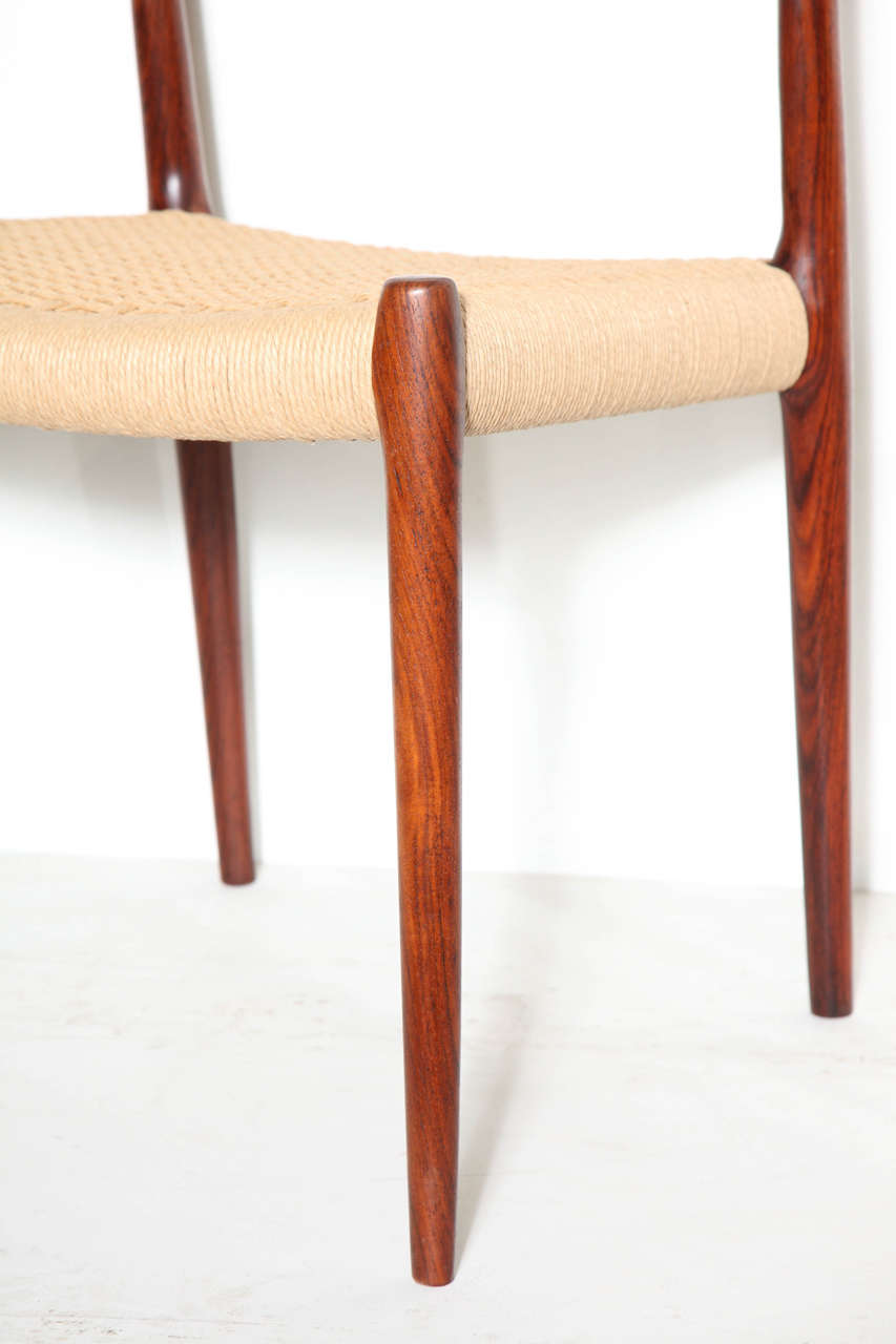 Danish Niels Moller No. 79  Dining Chairs, Set of Five