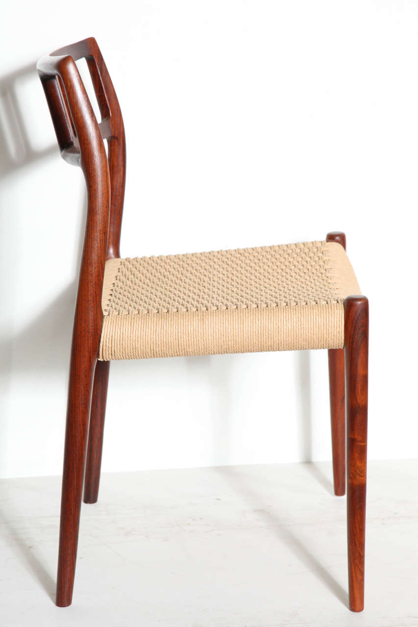 Mid-20th Century Niels Moller No. 79  Dining Chairs, Set of Five