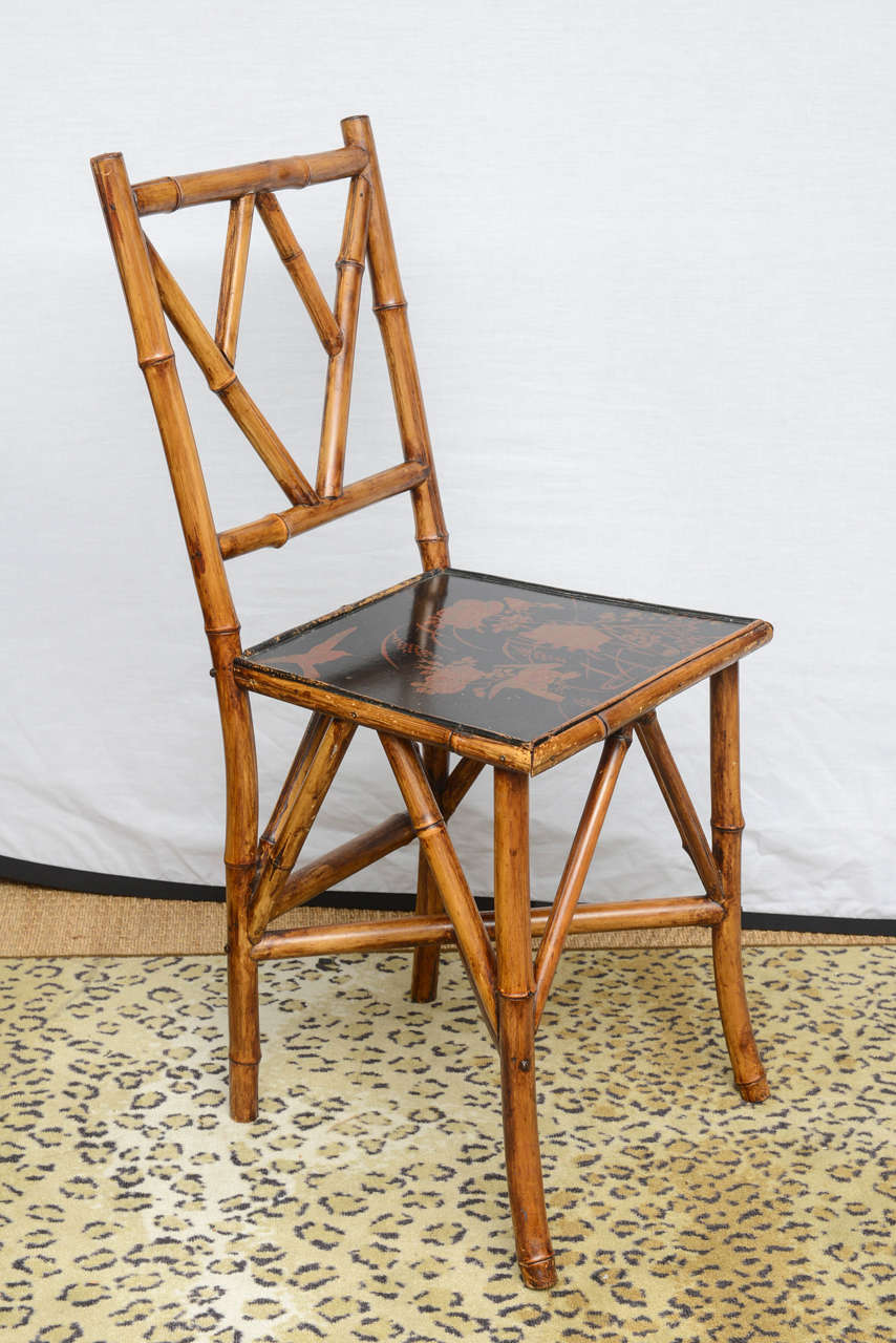 British Rare 19th Century English Bamboo Chair