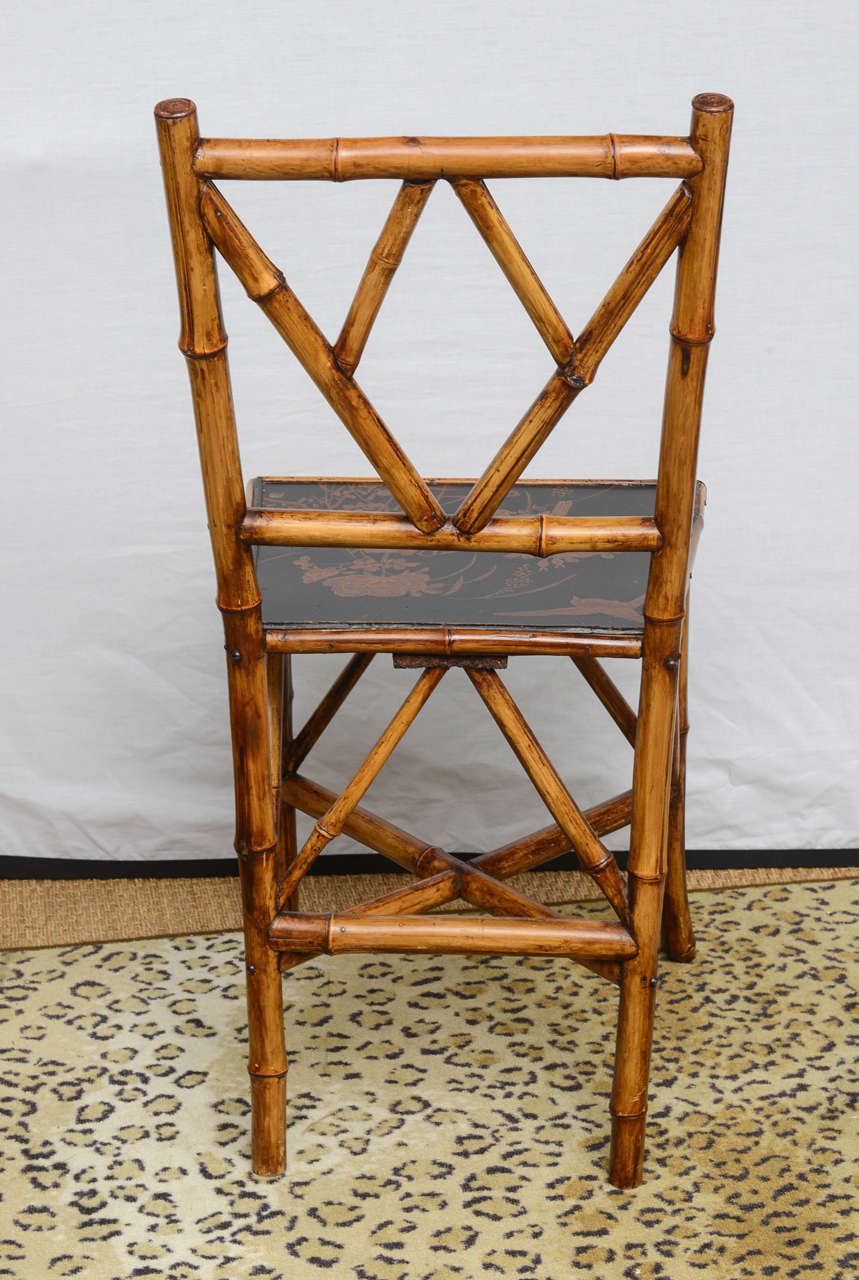 Rare 19th Century English Bamboo Chair 3