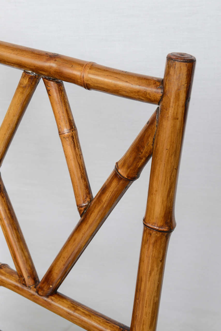 Rare 19th Century English Bamboo Chair 4