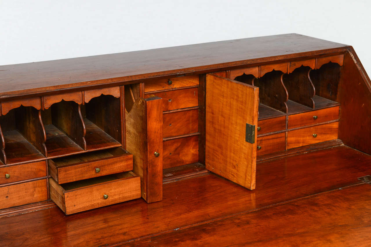 19th Century 19th c. American Mahogany Writing Desk
