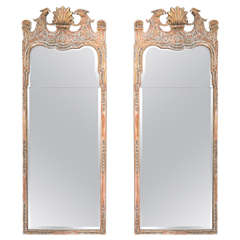Pair of Carved English Mirrors