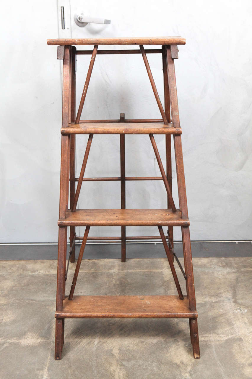 short wood ladder