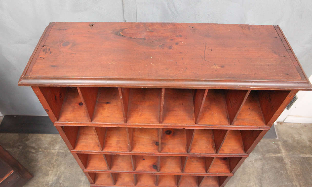 Industrial Early 20th c. Cubbie Cabinet