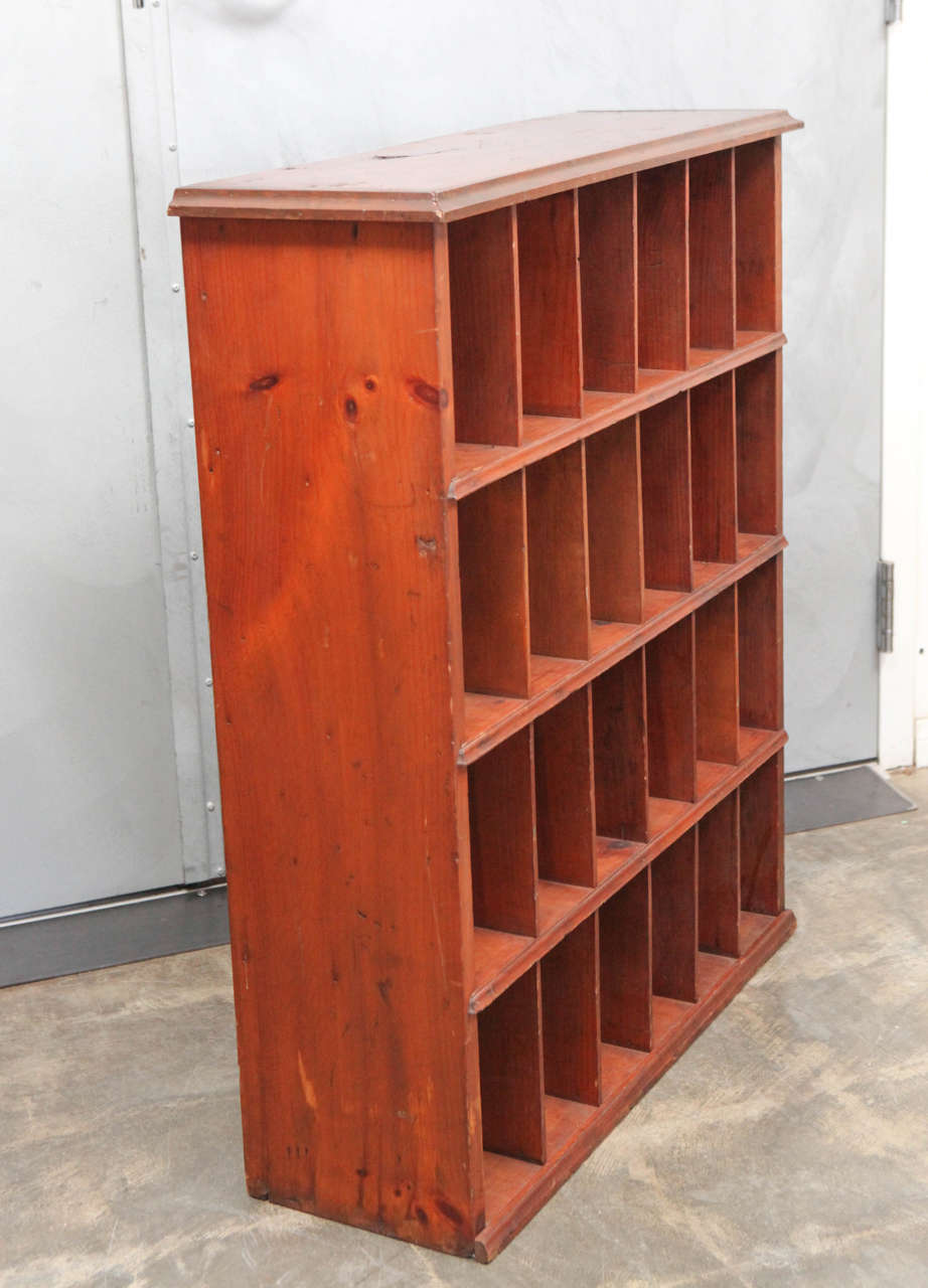 Early 20th c. Cubbie Cabinet In Good Condition In Culver City, CA