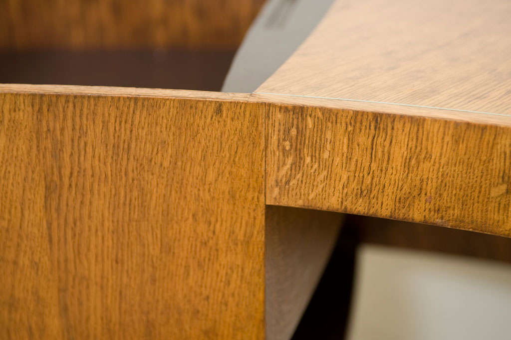 Canadian Leif Jacobsen Curved Wood Desk