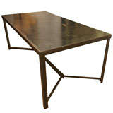 1920's Industrial Steel Table