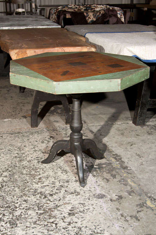 hand finished folk art game table