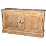 Antique Pantry Cabinet with Inset Marble