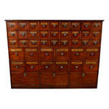 Vintage C. 1850 Large English Apothecary Cabinet