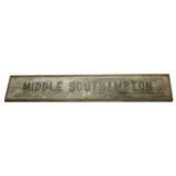 Rustic Middle Southampton Sign