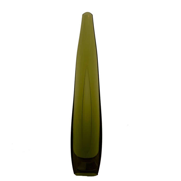 LEERDAM UNICA  GLASS OBELISK BY FLORIS MEYDAM