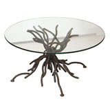 60's Iron Coral Branch Coffee Table