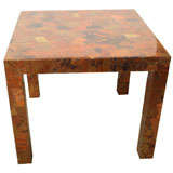 1970, S METAL PATCHWORKN  PARSONS TABLE