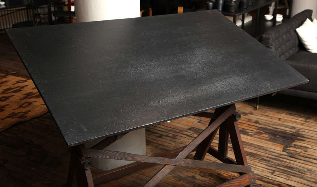 black drafting table