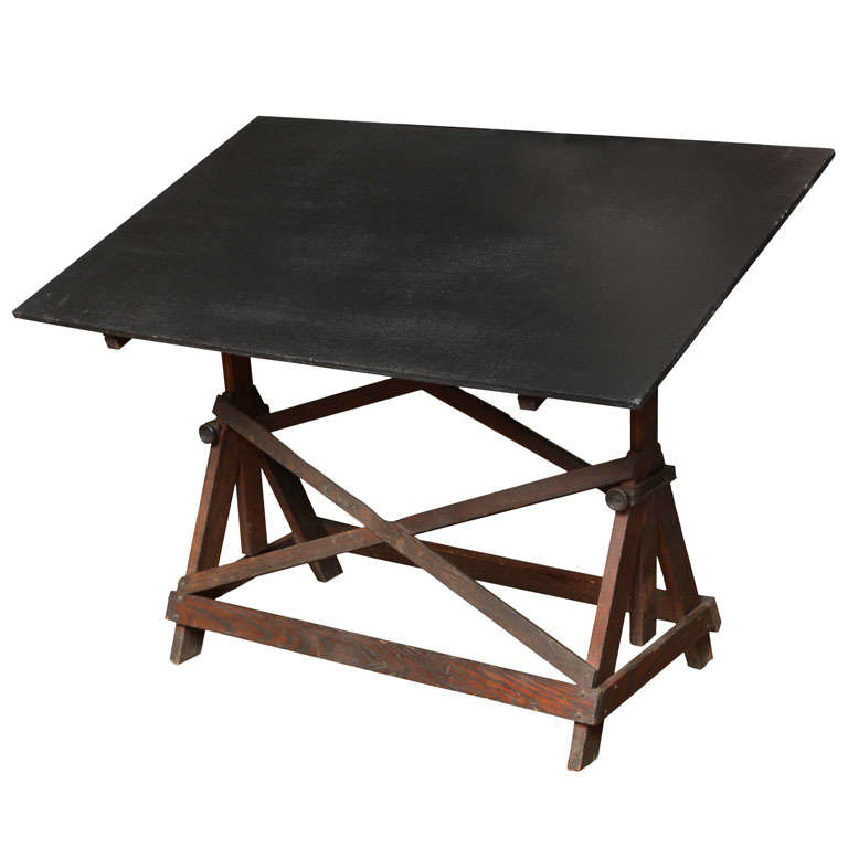 Black Drafting Desk For Sale at 1stDibs