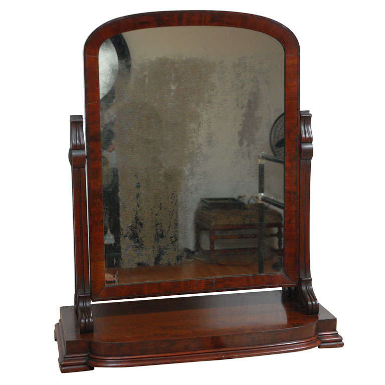 19th Century English Dresser Mirror For Sale