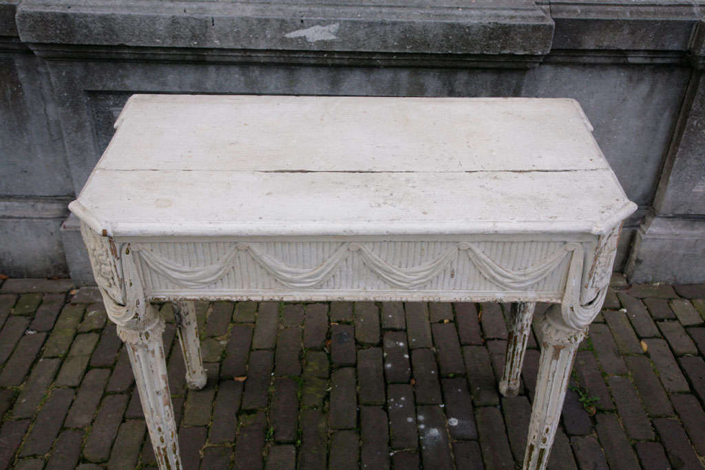 18th.century Swedish Console Table 1