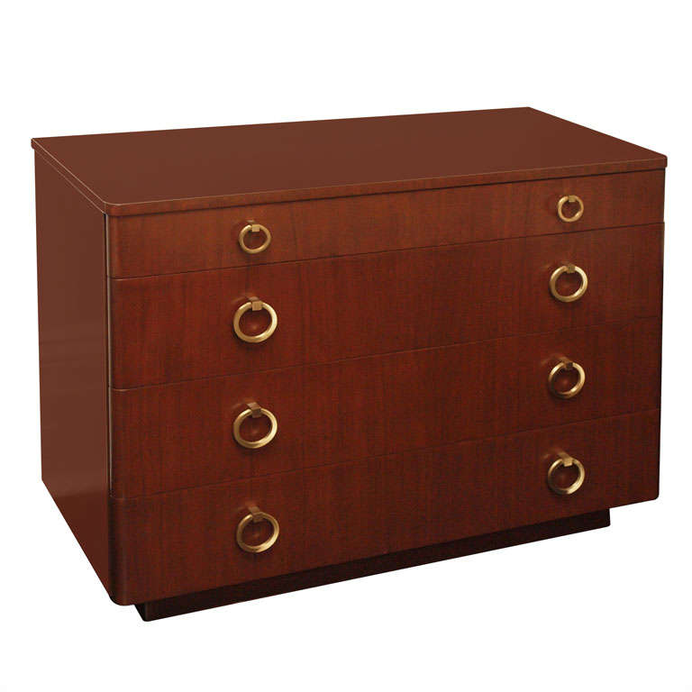 Mid-Century Four-Drawer Chest For Sale