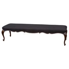 Long Sexy Bench in Charcoal Cashmere