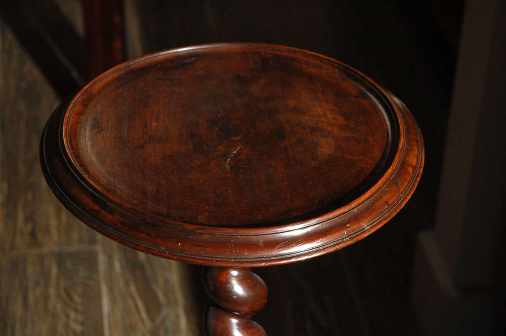 George III French Barley Twist Pedestal Table, Circa 1780