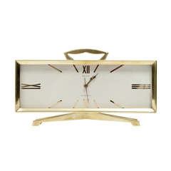 Vintage Brass Desk Clock