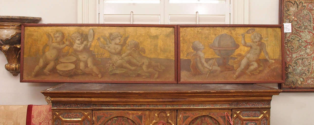 Pair of Allegorical Paintings