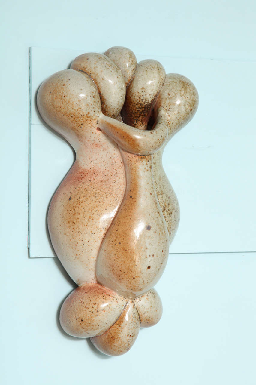 Studio-Built Ceramic Wall Pocket by Rosanne Sniderman