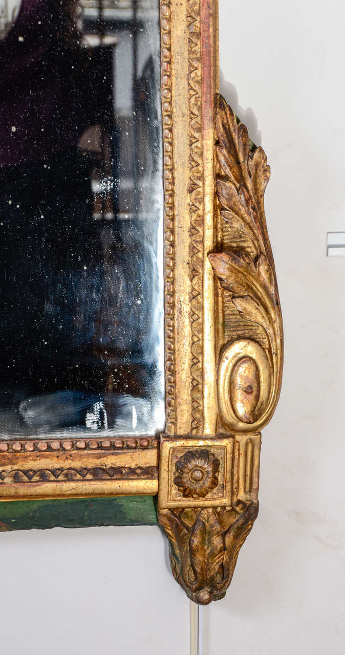 Giltwood 18th Century Provençal Mirror For Sale