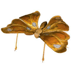 Rare Butterfly Sconce by Fernandez