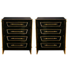 Elegant Pair of Bedside Tables