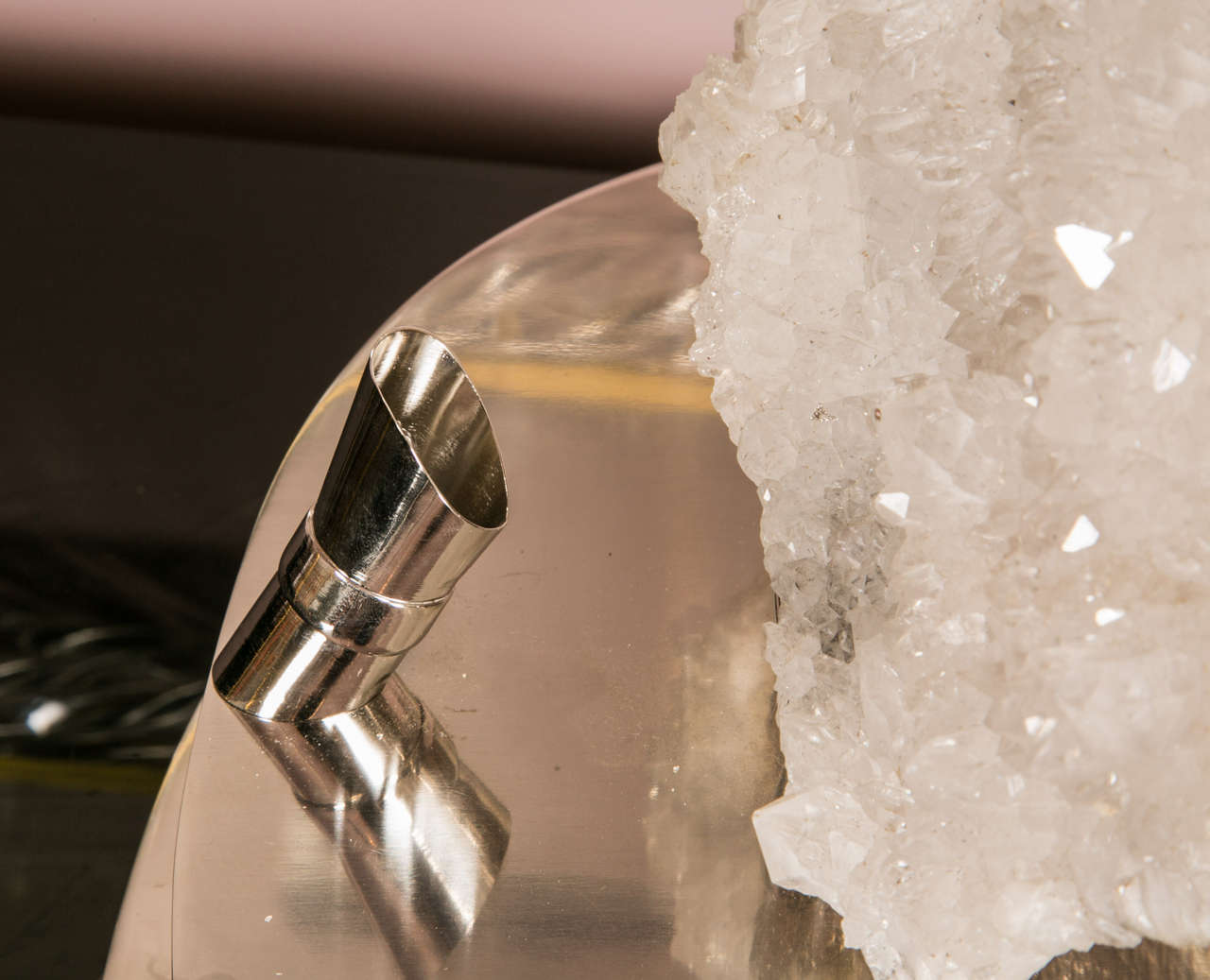 Modern Beautiful Rock Crystal Lamp For Sale