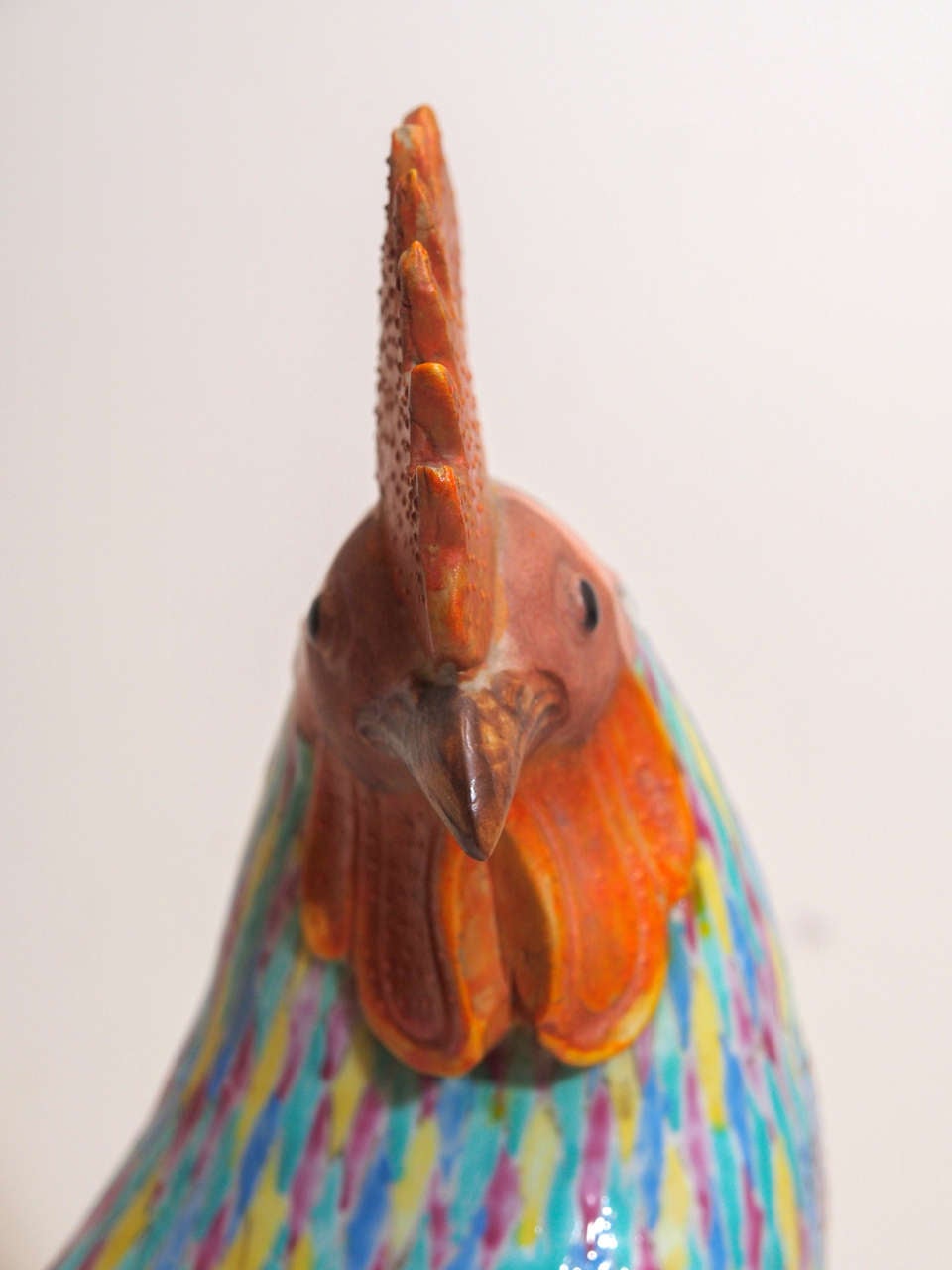 Chinese Export Famille Rose Rooster 3
