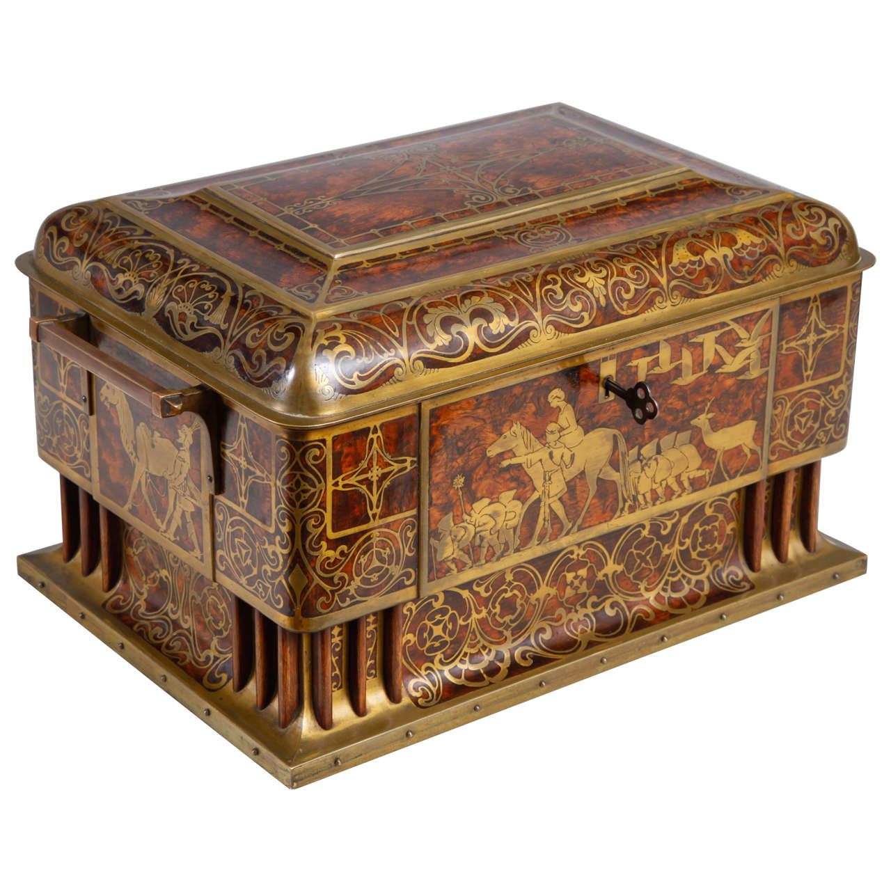 Art Nouveau Table Casket by Erhard & Söhne For Sale