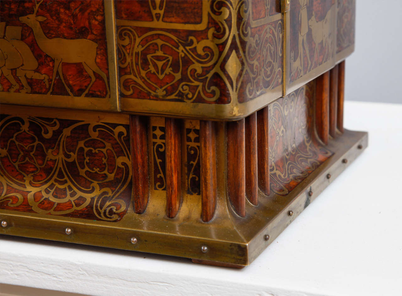 Art Nouveau Table Casket by Erhard & Söhne For Sale 2