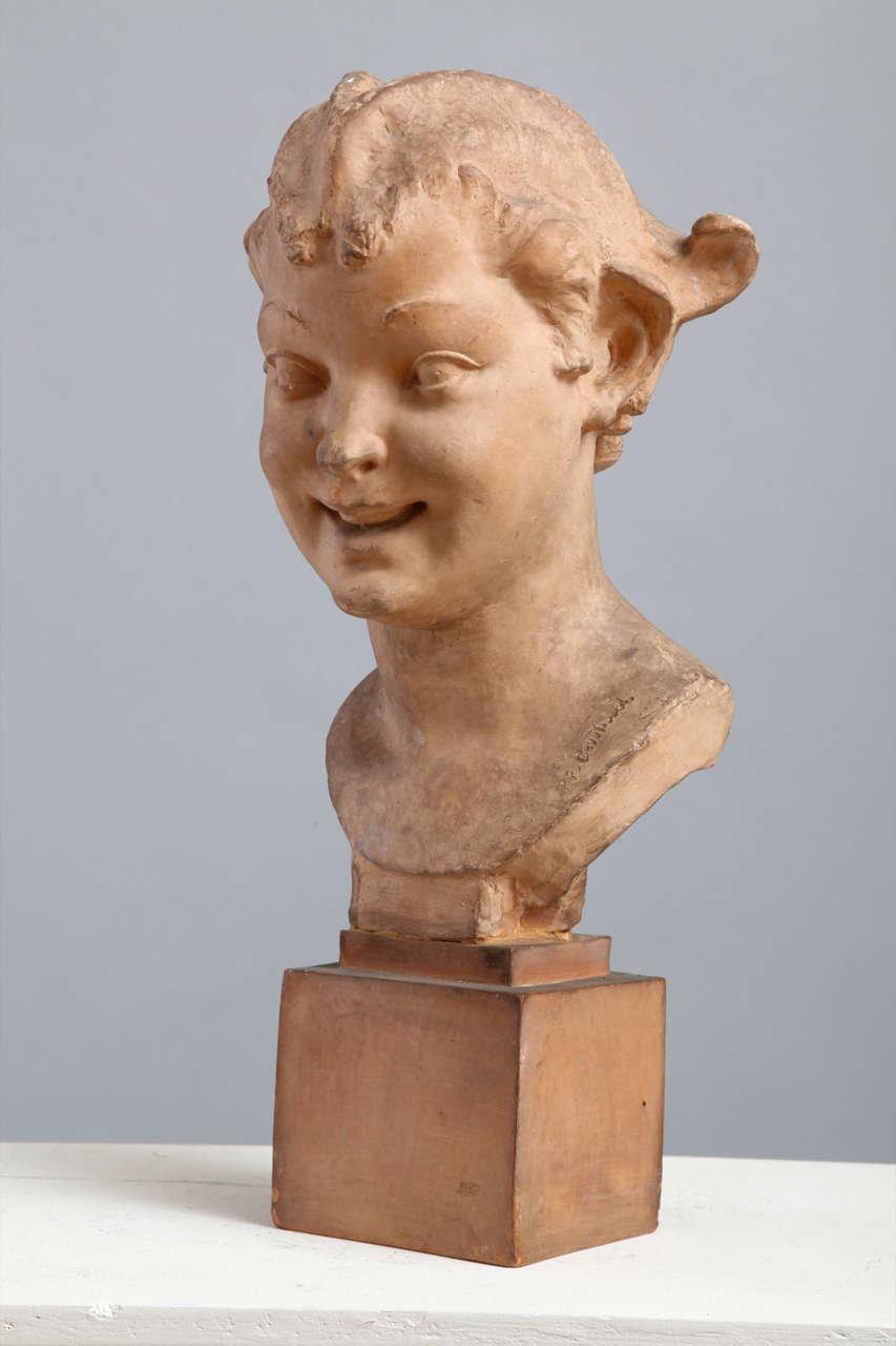 Paul-Franc¸ois Berthoud (pseudonym for Gilbert Lanquetin) was a sculptor, painter and engraver. His oeuvre contains mainly busts in terracotta and marble, but also wax because he was a great admirer of Medardo Rosso (1858-1928) who’s work he