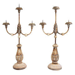 Antique Pair of Italian Candlelabra