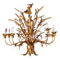 Sheaf of Wheat 10 Light Chandelier 1