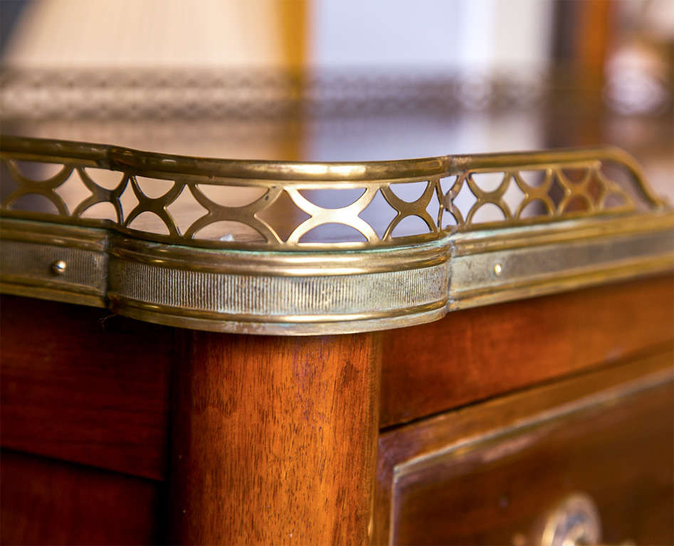 French Louis XVI Style Mahogany Semainier Chest 3