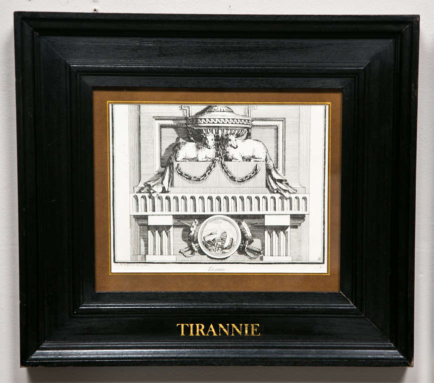 Set of 8 Engravings of Character Traits Jean-Charles Delafosse