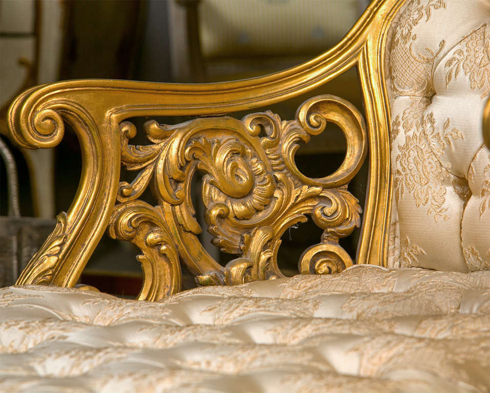 french rococo chaise lounge
