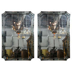 Pair of Exceptional Vintage Venetian Mirrors