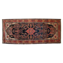 Persian Sarouk Fereghan Carpet with Wool Pile and Vegetal Dyes, circa 1880 4